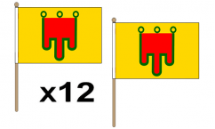Auvergne Hand Flags